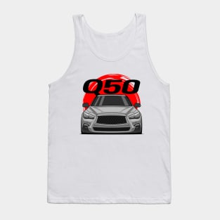 Front Silver Q50 Sedan JDM Tank Top